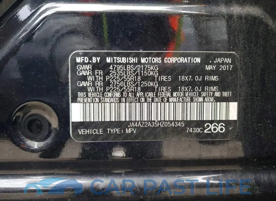 JA4AZ2A35HZ054345# 13