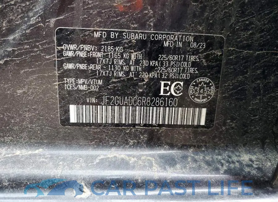 JF2GUADC6R8286160# 14