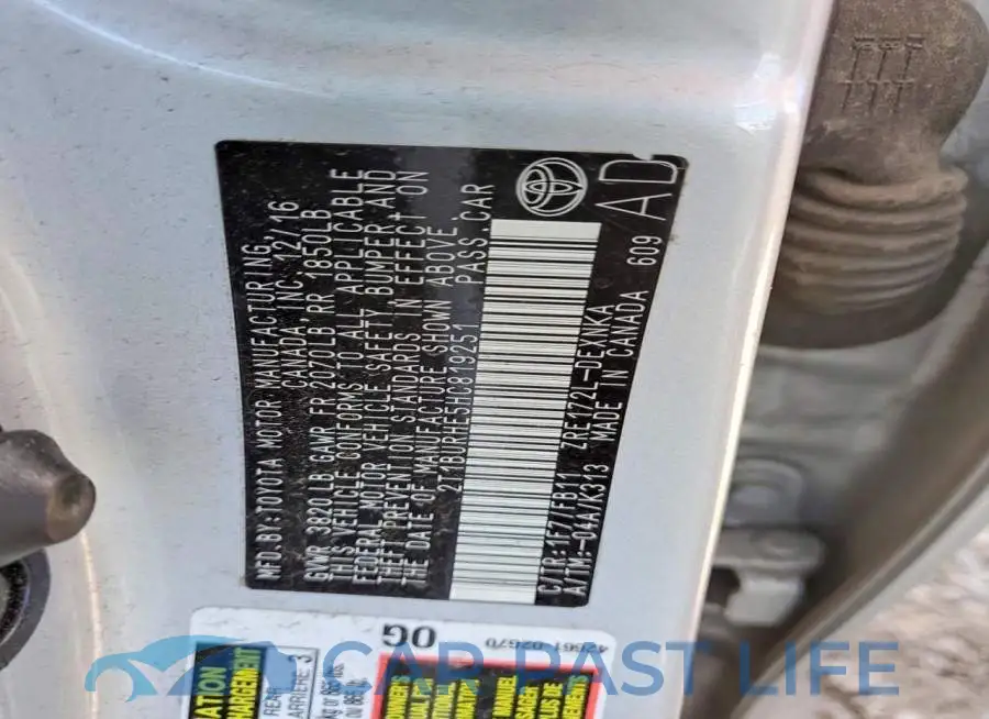 2T1BURHE5HC819251# 12