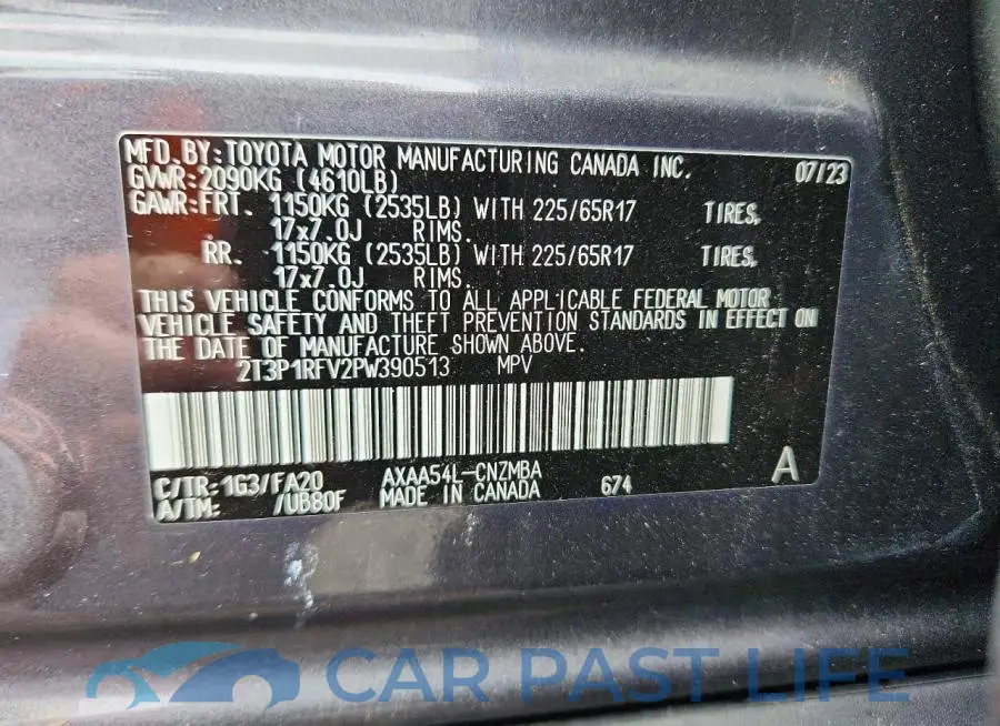 2T3P1RFV2PW390513# 12