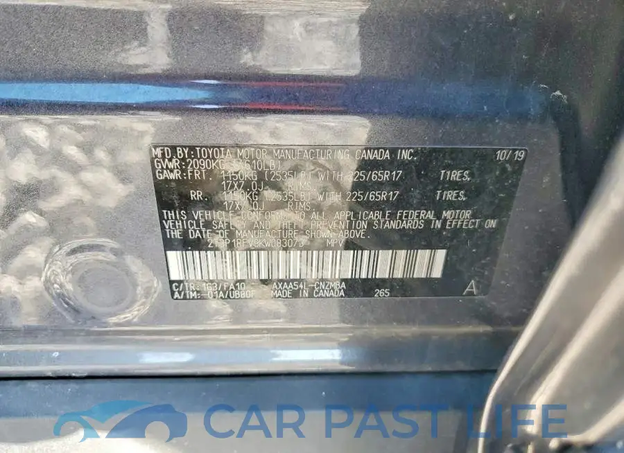 2T3P1RFV9KW083073# 13