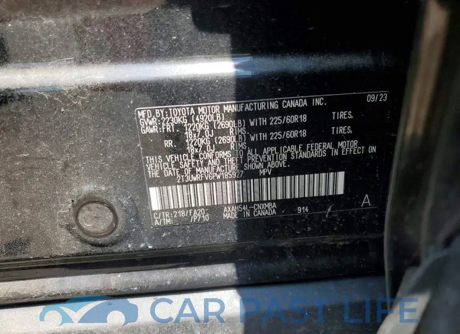 2T3UWRFV6PW185927# 13