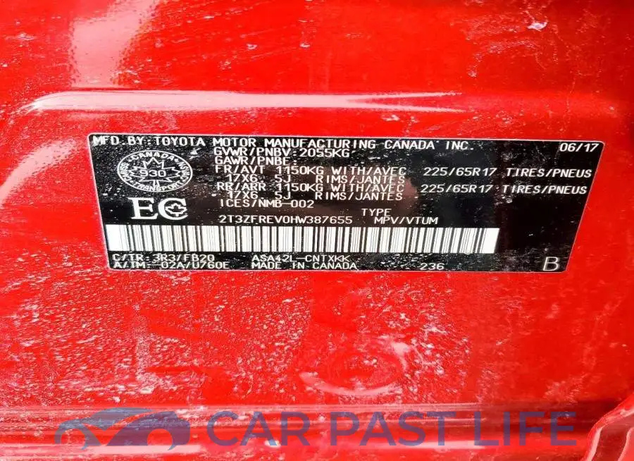 2T3ZFREV0HW387655# 13
