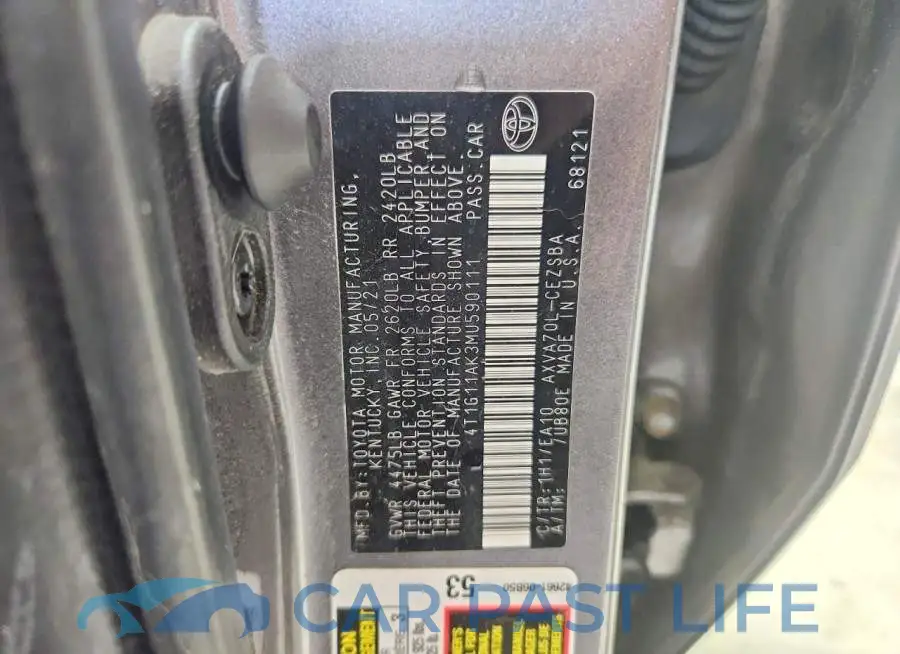 4T1G11AK3MU590111# 12