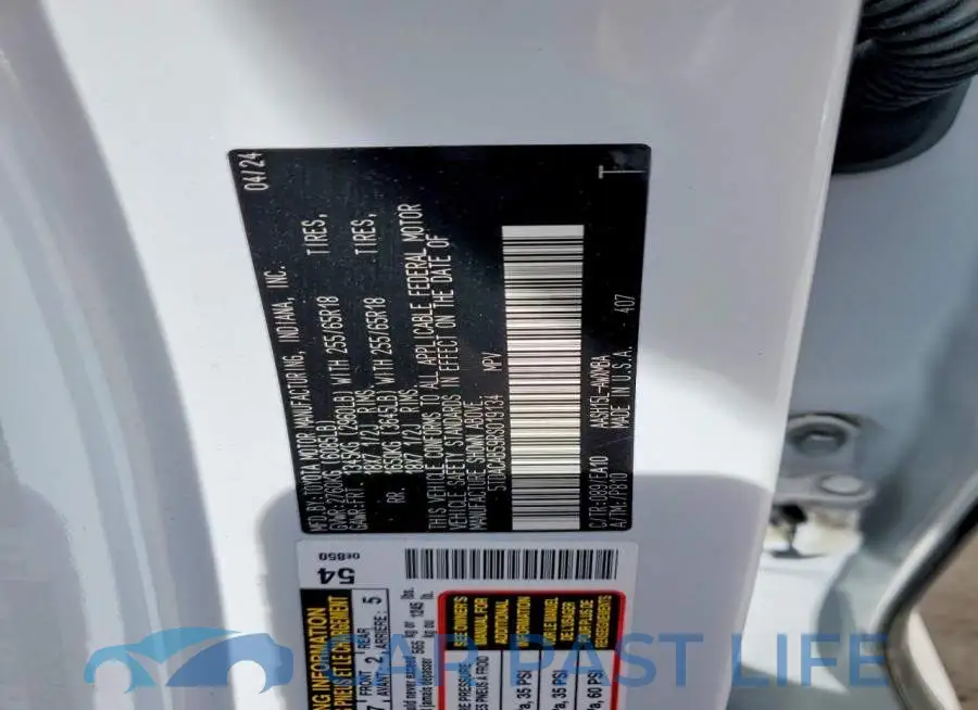 5TDACAB59RS019134# 13