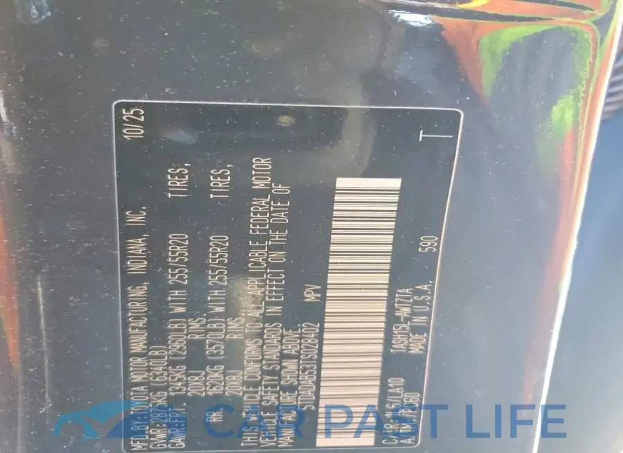 5TDADAB53TS028402# 13