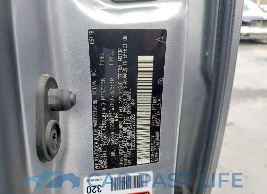 5TDDZ3DC3JS202925# 14