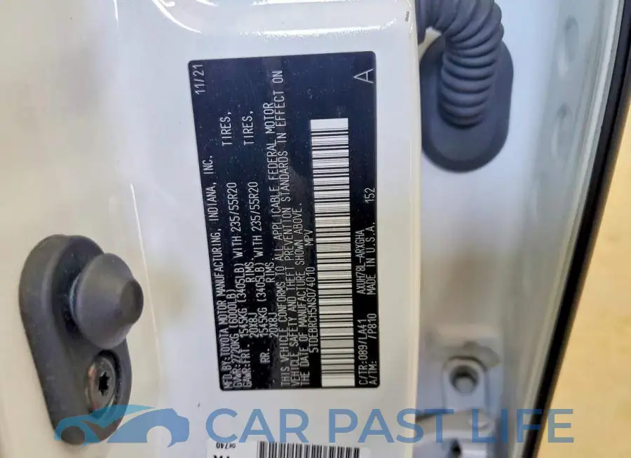 5TDEBRCH5NS074010# 13