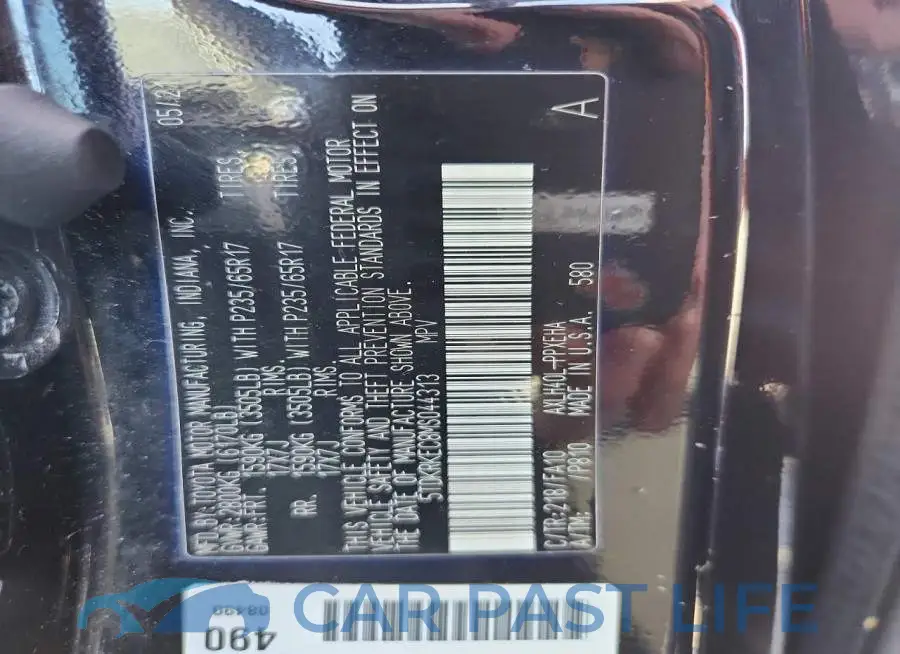 5TDKRKEC8MS044313# 13
