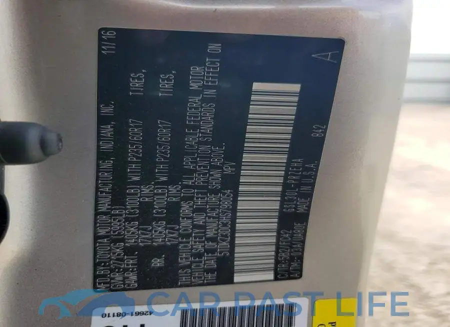 5TDKZ3DC3HS798054# 14
