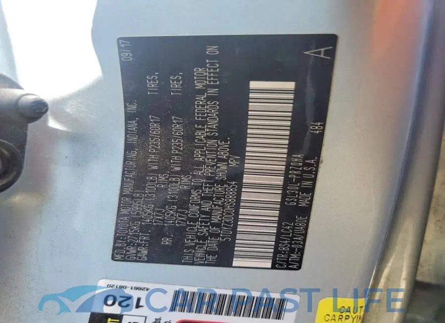 5TDYZ3DC0HS888854# 13