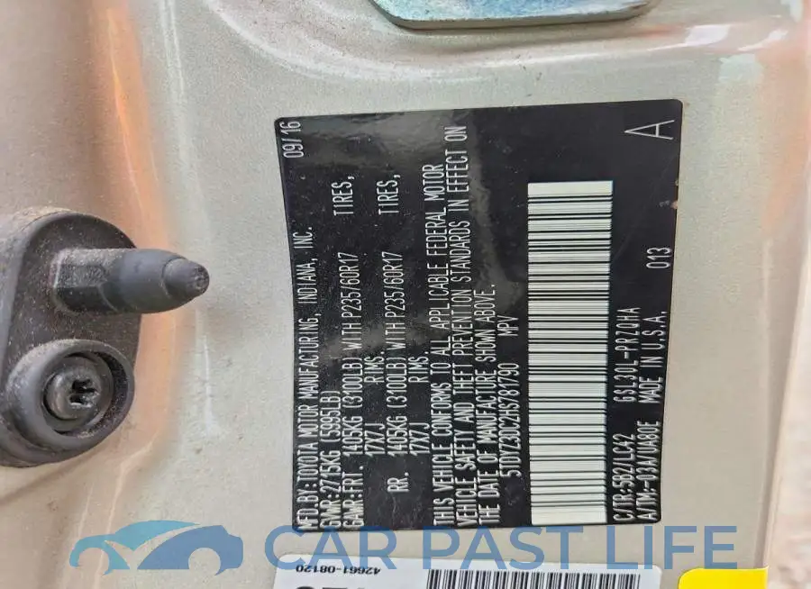 5TDYZ3DC2HS781790# 13
