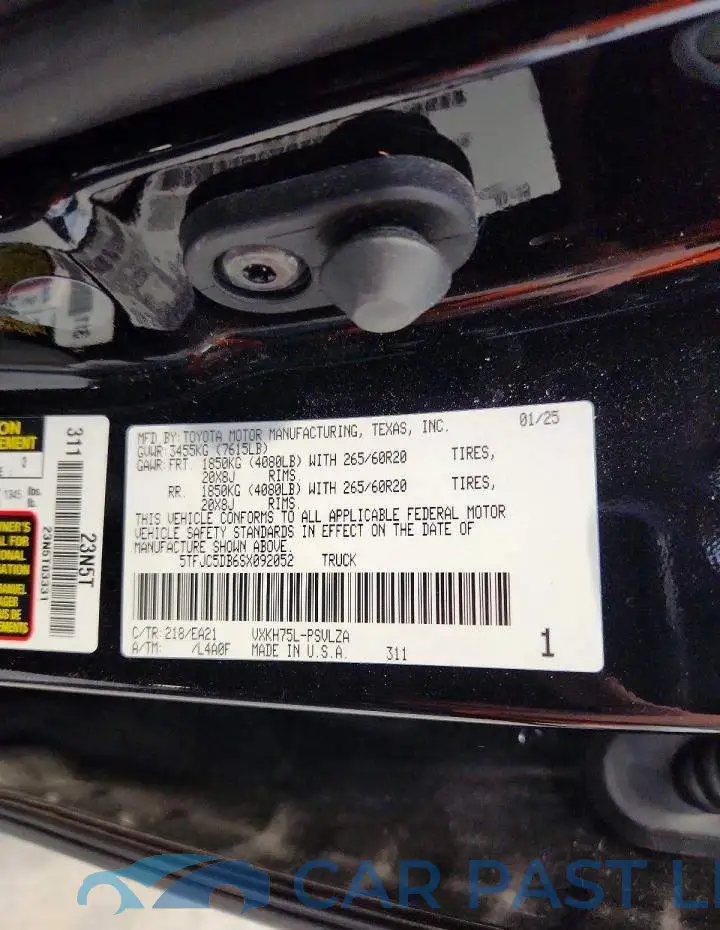 5TFJC5DB6SX092052# 13