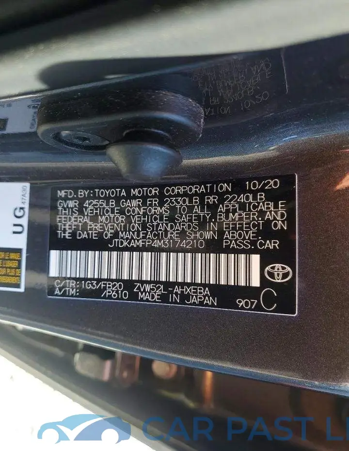 JTDKAMFP4M3174210# 14