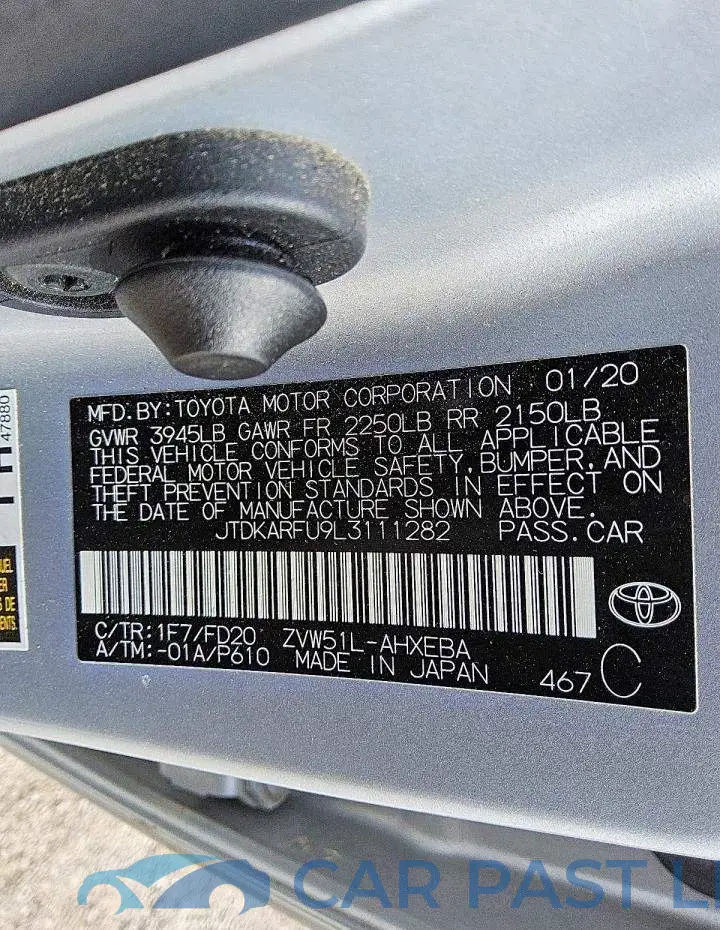 JTDKARFU9L3111282# 12