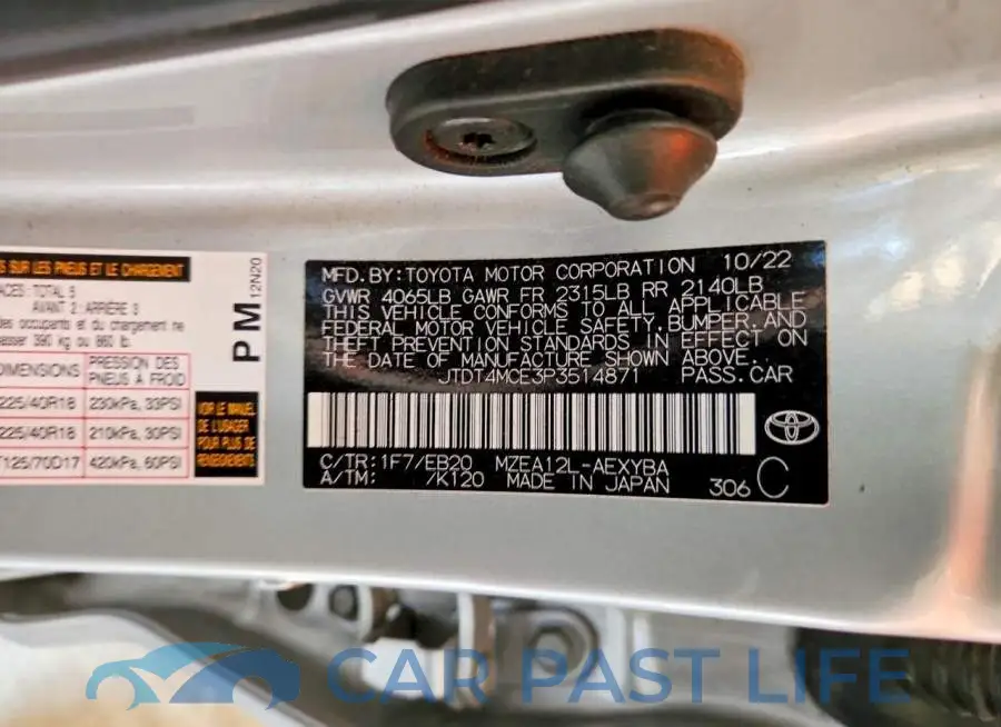 JTDT4MCE3P3514871# 12