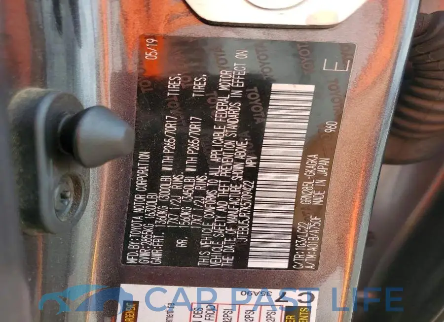 JTEBU5JR7K5709422# 13
