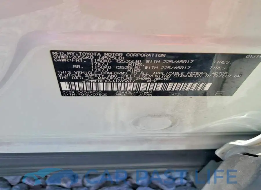 JTMWFREV3JJ735617# 12