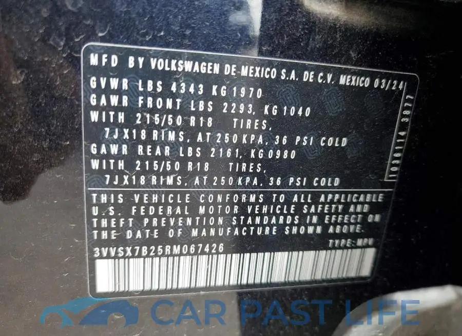 3VVSX7B25RM067426# 14