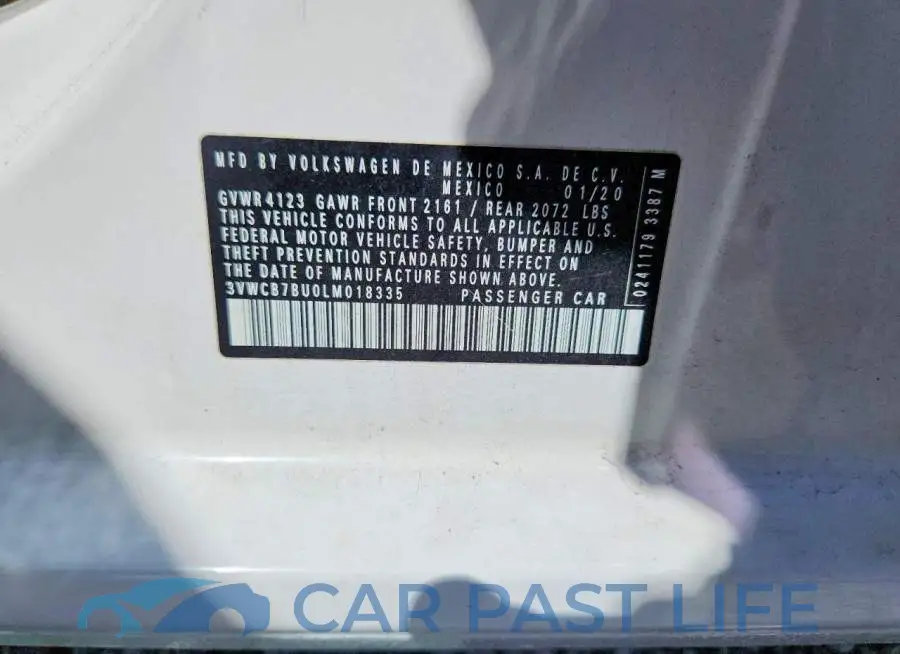 3VWCB7BU0LM018335# 12