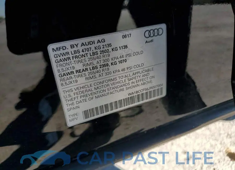 WA1BCCFS6JR007004# 13