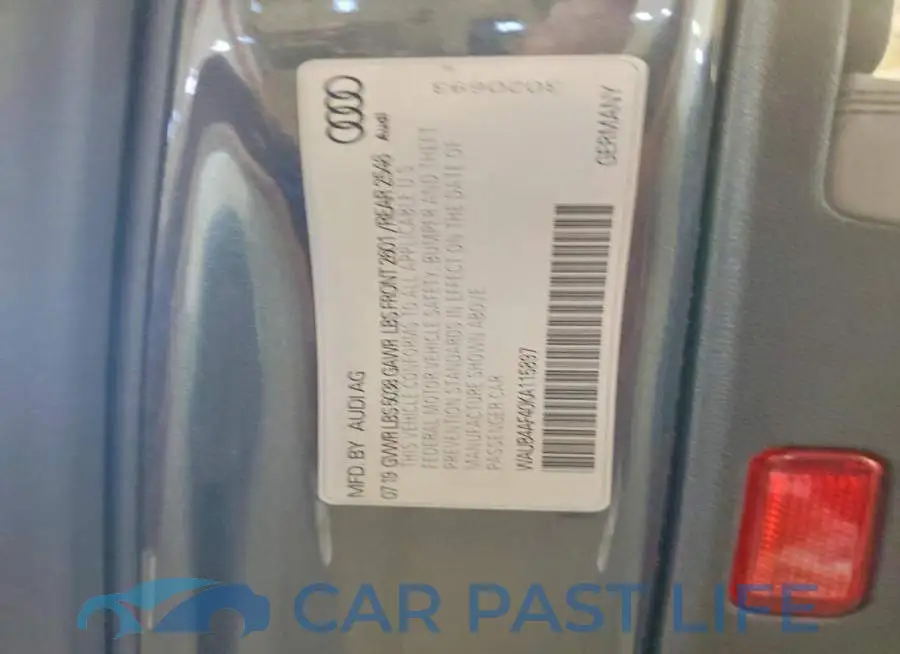 WAUB4AF40KA115897# 13