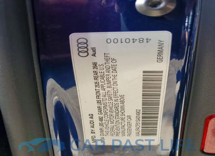 WAUFACF51SA014902# 12