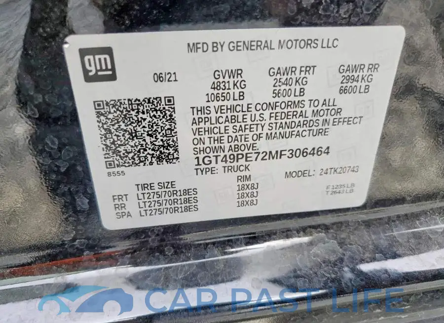 1GT49PE72MF306464# 12
