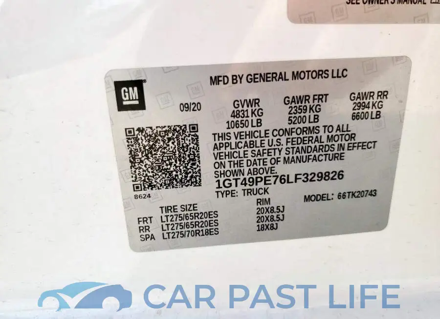 1GT49PE76LF329826# 12