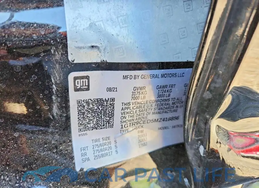 1GTR9CED5MZ418856# 12