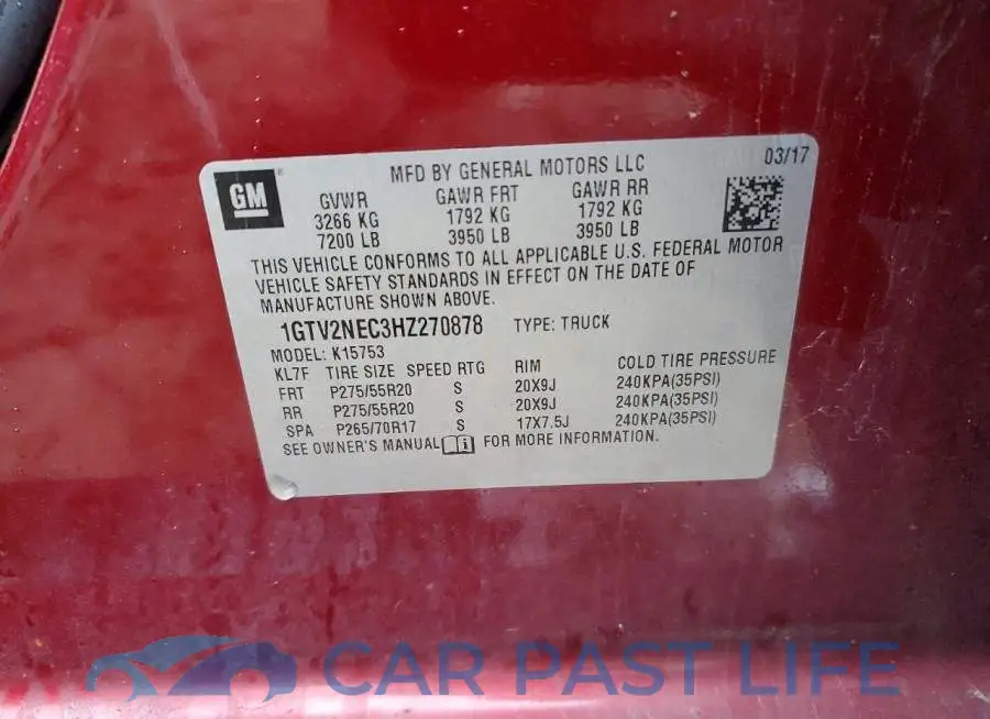 1GTV2NEC3HZ270878# 13