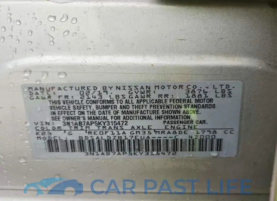 3N1AB7AP5KY315472# 13