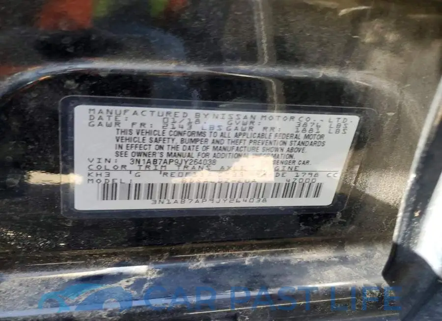 3N1AB7AP9JY264038# 12