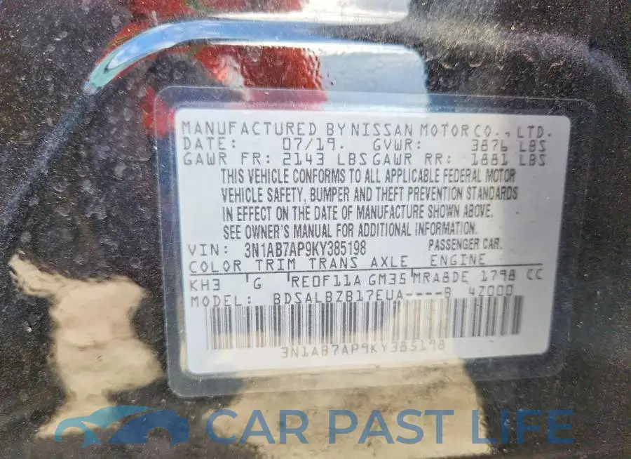 3N1AB7AP9KY385198# 12