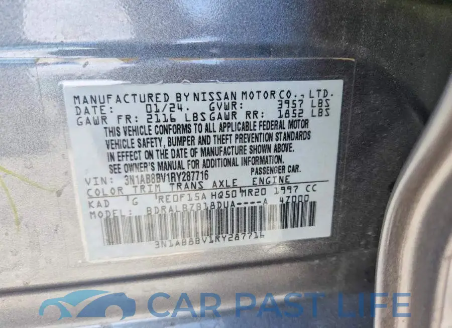 3N1AB8BV1RY287716# 12