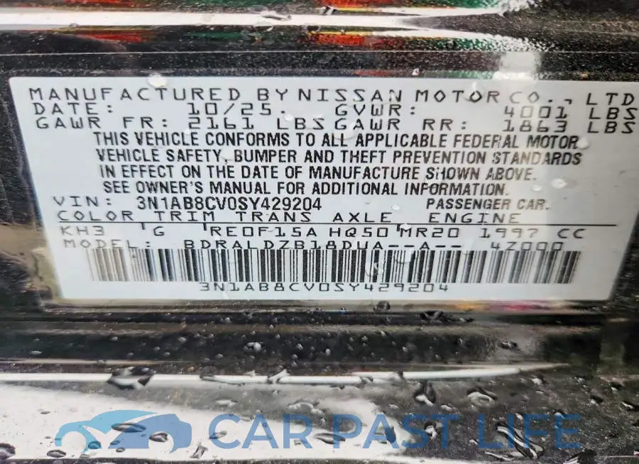 3N1AB8CV0SY429204# 13
