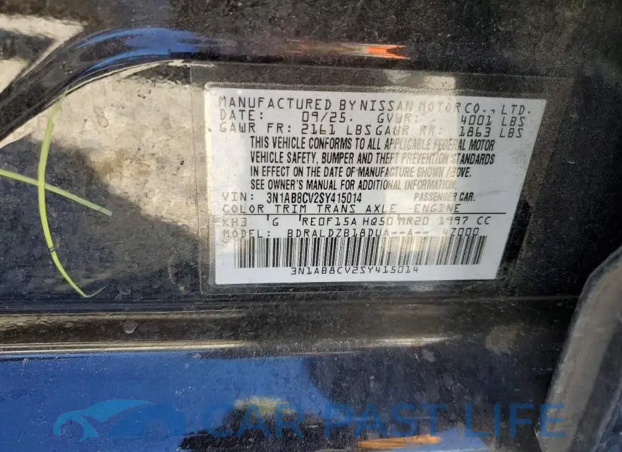 3N1AB8CV2SY415014# 12