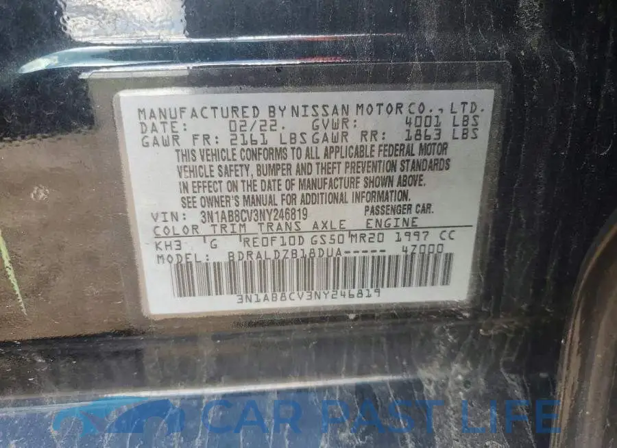 3N1AB8CV3NY246819# 12