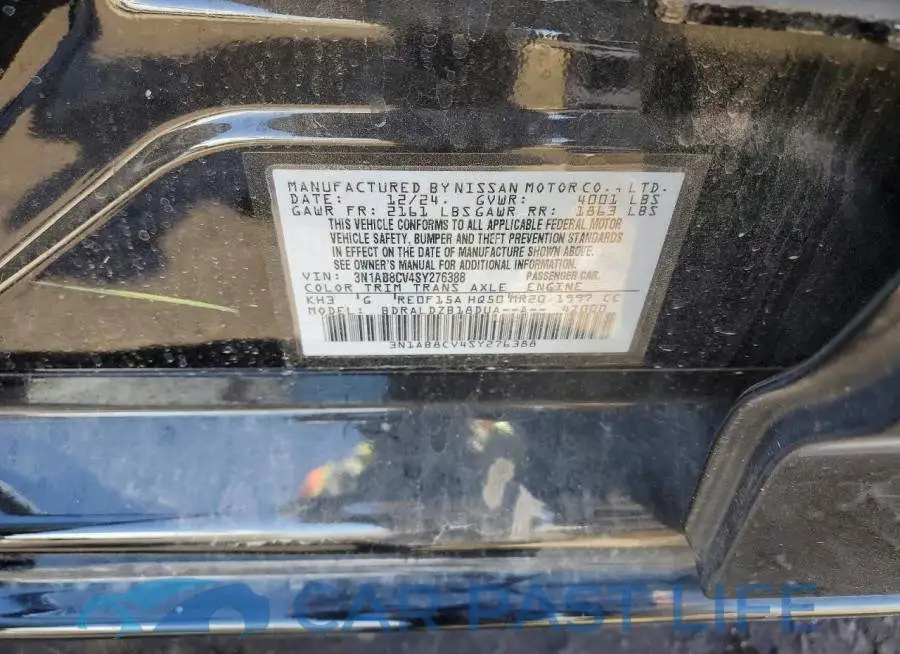 3N1AB8CV4SY276388# 12