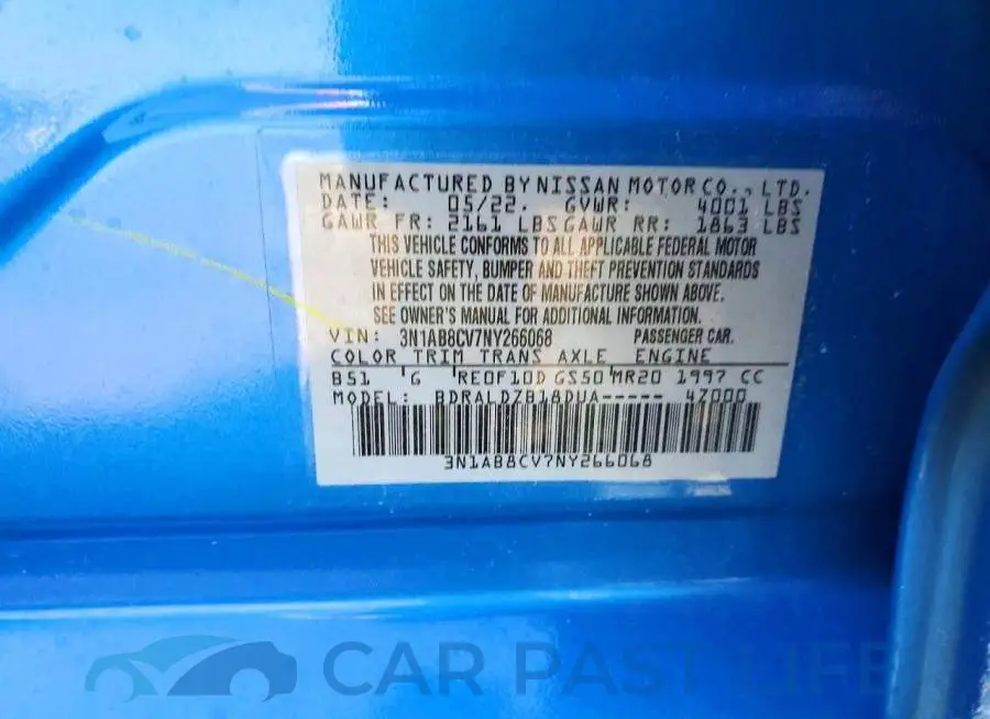 3N1AB8CV7NY266068# 12