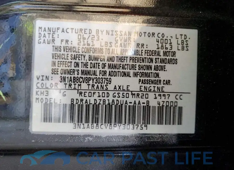 3N1AB8CV8PY303759# 12
