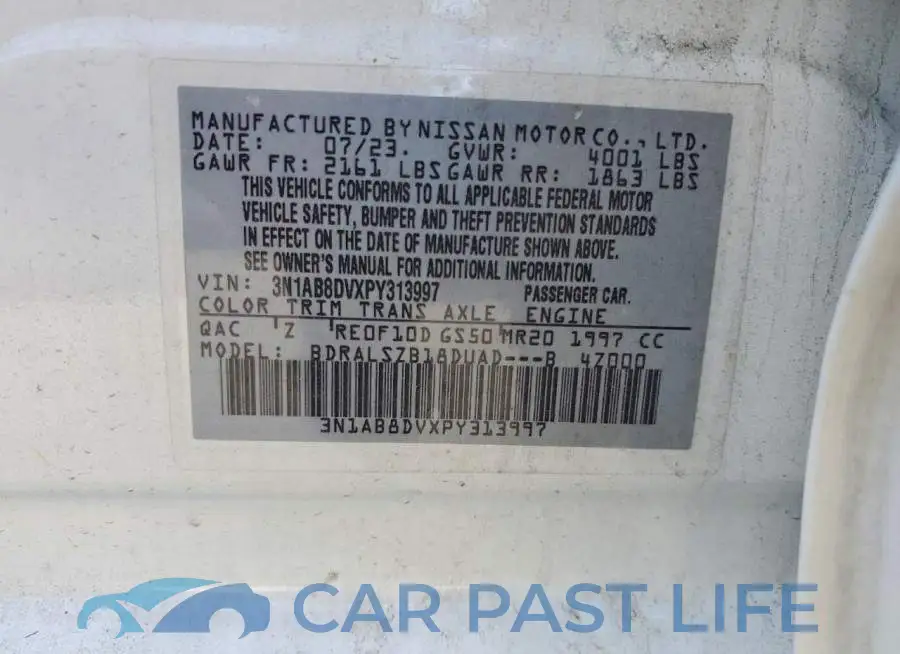 3N1AB8DVXPY313997# 13