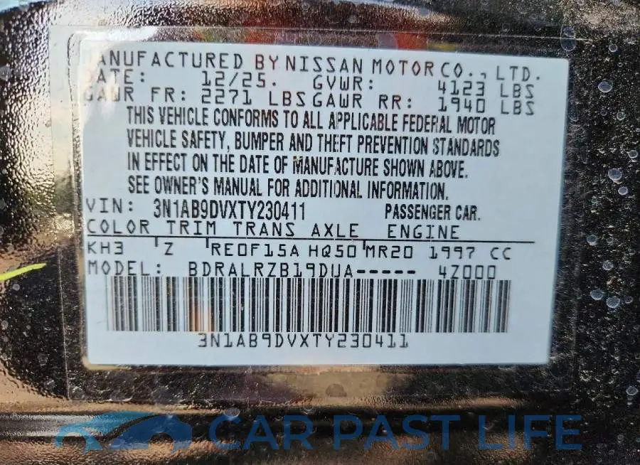 3N1AB9DVXTY230411# 13