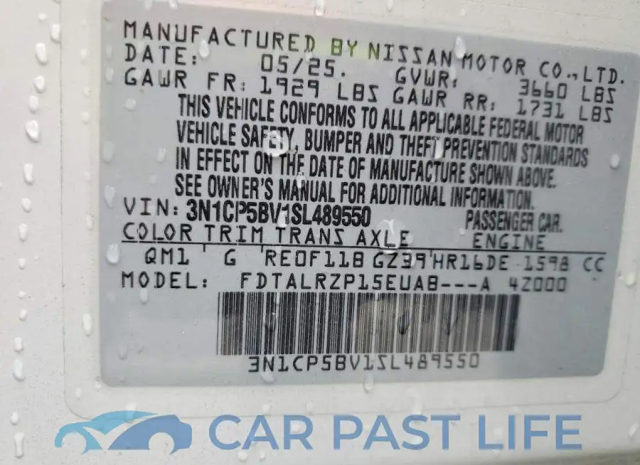 3N1CP5BV1SL489550# 13