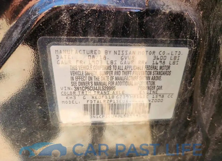 3N1CP5CU4JL529995# 14