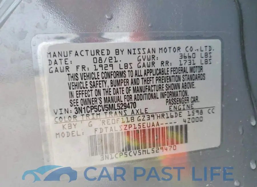 3N1CP5CV5ML529470# 13