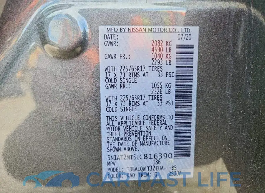 5N1AT2MT5LC816390# 14