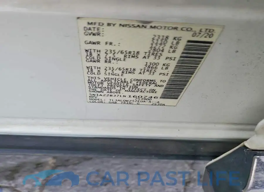 5N1AZ2BJ7LN160746# 13