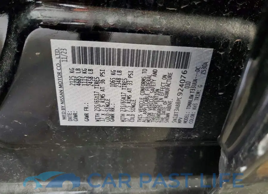5N1BT3AB8PC924076# 14