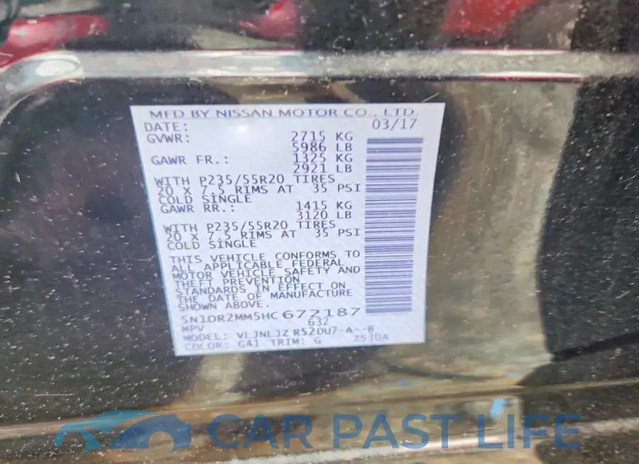 5N1DR2MM5HC672187# 14